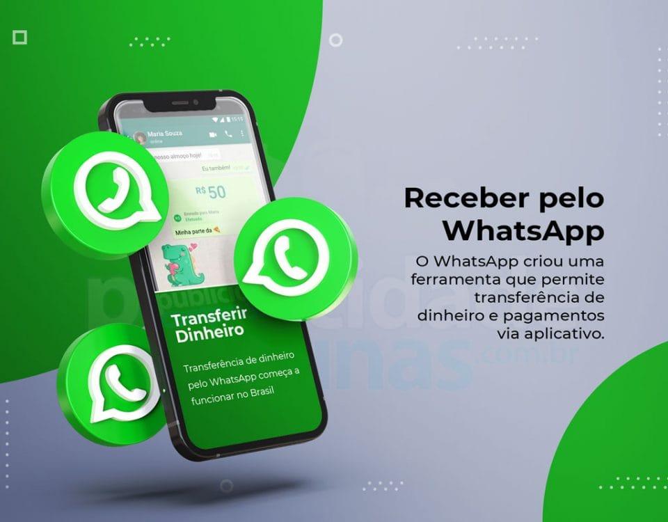 WhatsApp começa a receber transferência de dinheiro